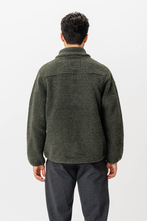 Fleece Jacket - Dark Olive