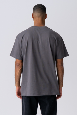 Lourd Oversized T-shirt - gris foncé