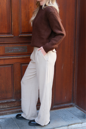 Emma Pants Los - beige