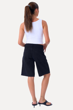 Jean Shorts - Noir