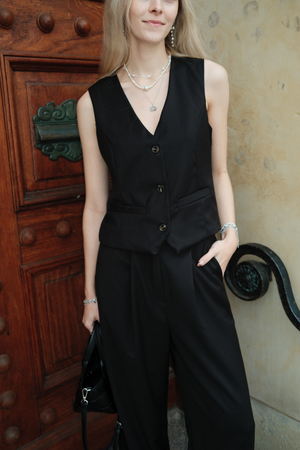 Nadia Vest - Zwart