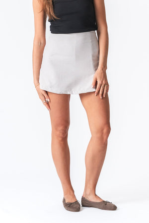 Jupe-short Amina - Gris