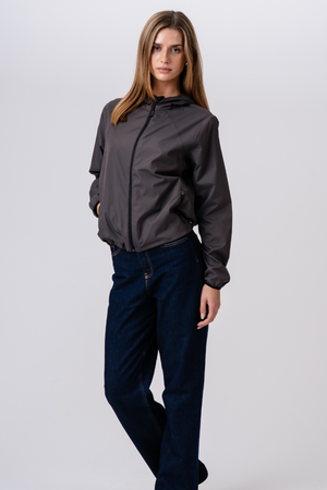 Victoria Windjack - Donkergrijs