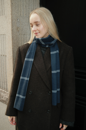 Echarpe - Rayures Marine