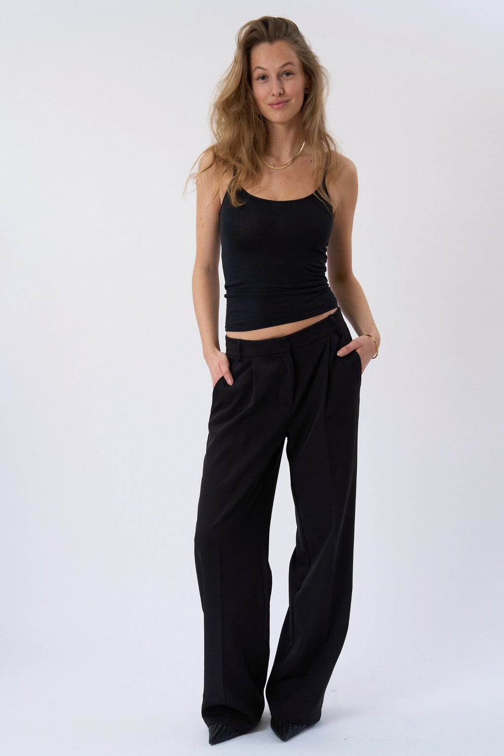 Mila Wide Pants - Black