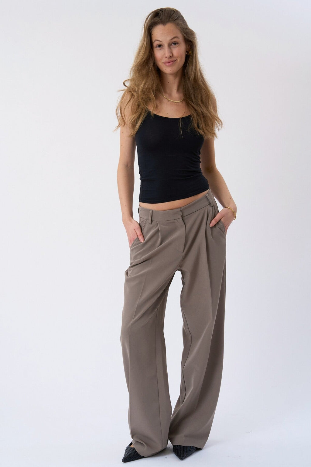 Mila Breed Pants - Taupe