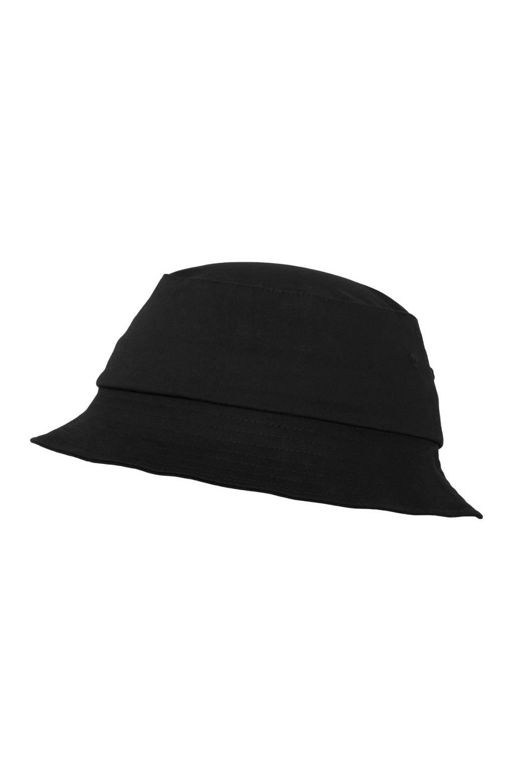 Chapeau Bucket en coton sergé - Noir