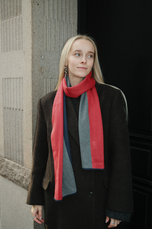 Sjaal - Rood/Wit/Blauw