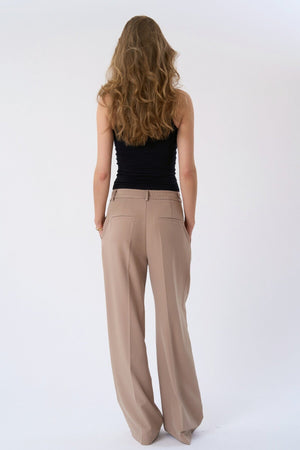 Mila large Pants -Beige