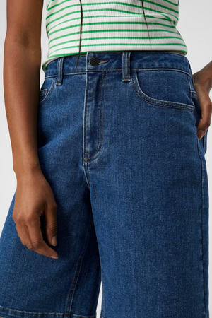 Carol denim Shorts - Medium Blauwe denim
