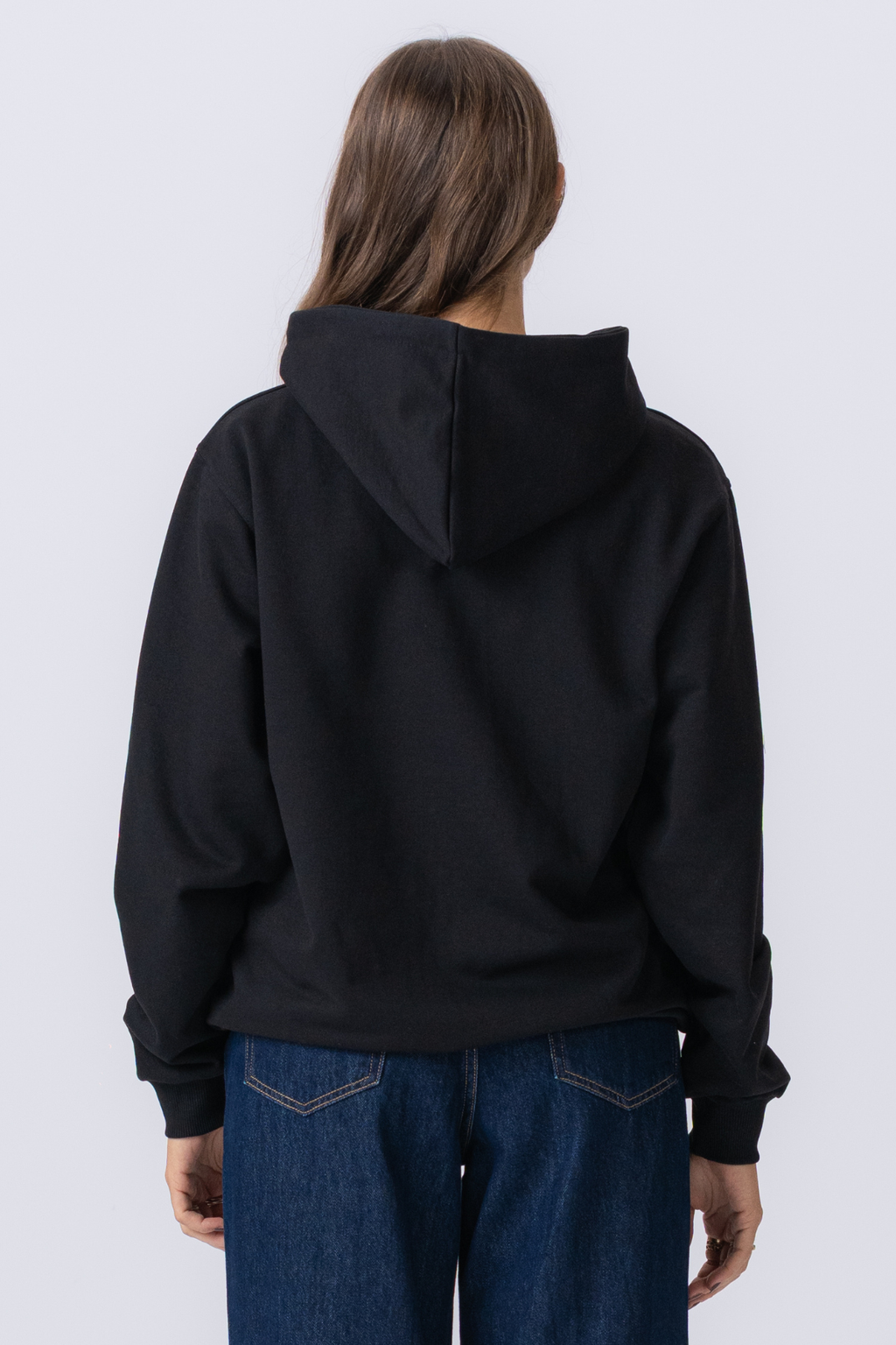 Hoodie zip de base - noir