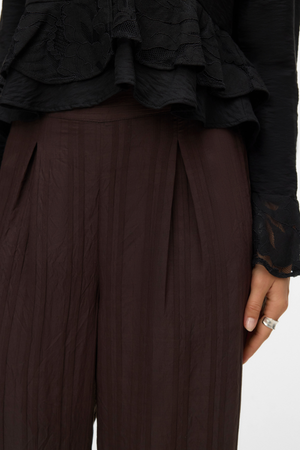 Irine Straight Pant - Torte au chocolat