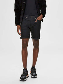 Shorts en jean - noir