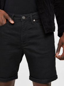 Shorts en jean - noir