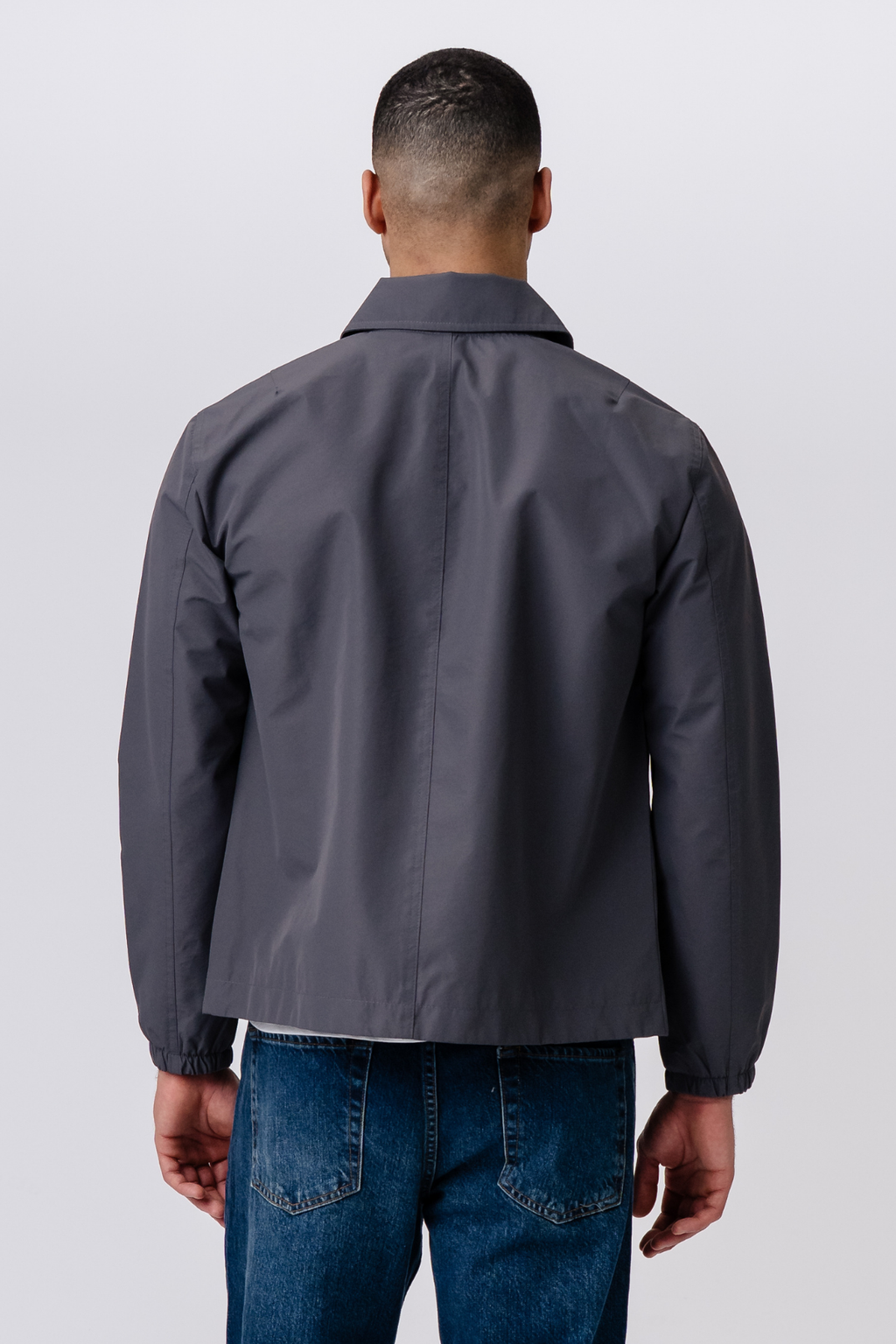 Veste courte zippée - Gris