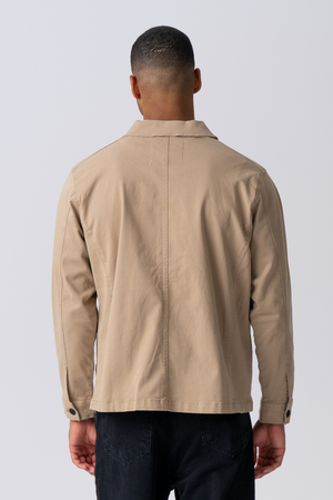 Twill Overshirt - Sable foncé