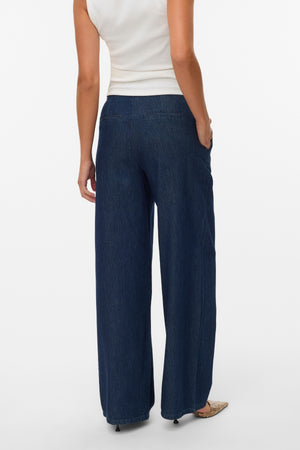 Jean large Rae - Denim bleu foncé