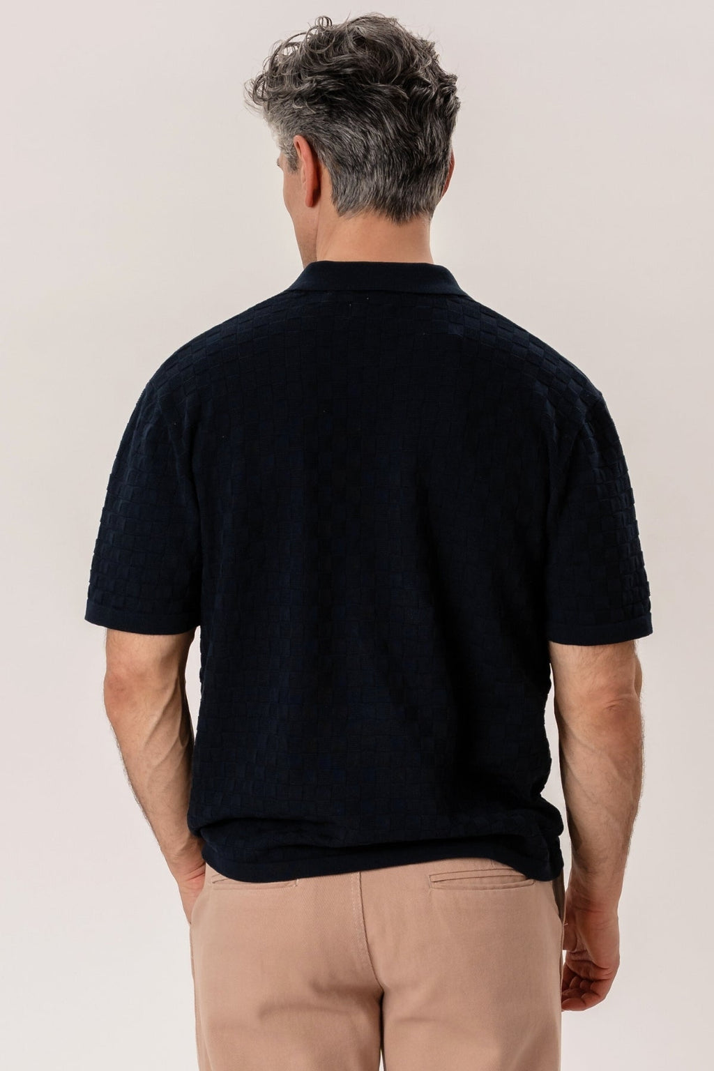 Polo en tricot Darin - Marine