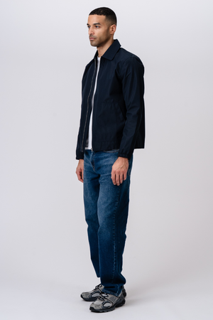 Kort jack met rits - Marineblauw