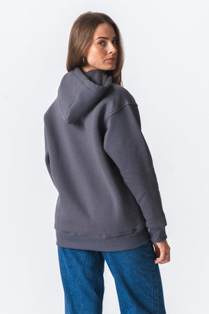 Stella Oversized Hoodie - Dark Grey