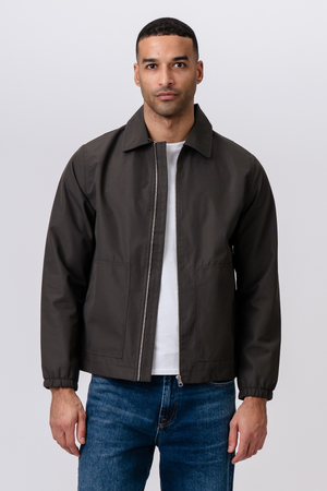 Veste Courte Zippée - Vert Foncé