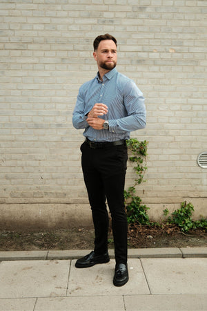 The Original Premium Performance Shirt - White/Navy