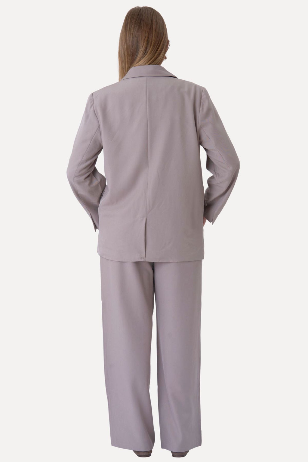 Oversized blazer - grijs