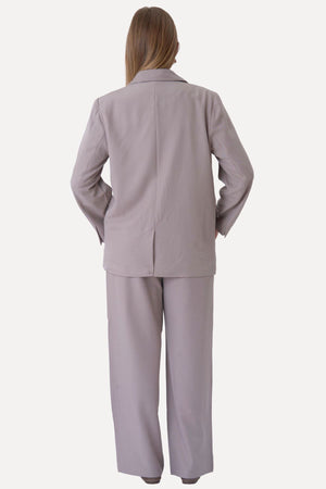 Oversized blazer - grijs