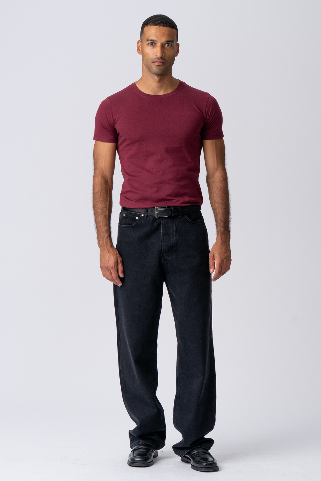 Muscle T -shirt - Bourgondië rood