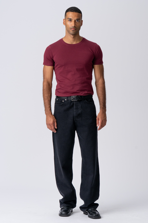 Muscle T -shirt - Bourgondië rood