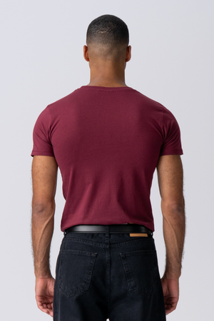 Muscle T -shirt - Bourgondië rood