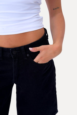 Jean Shorts - Noir