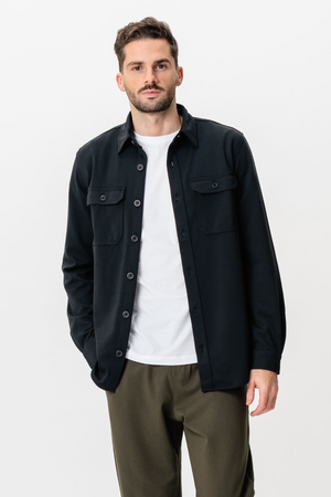 Performance Regular Overshirt - noir