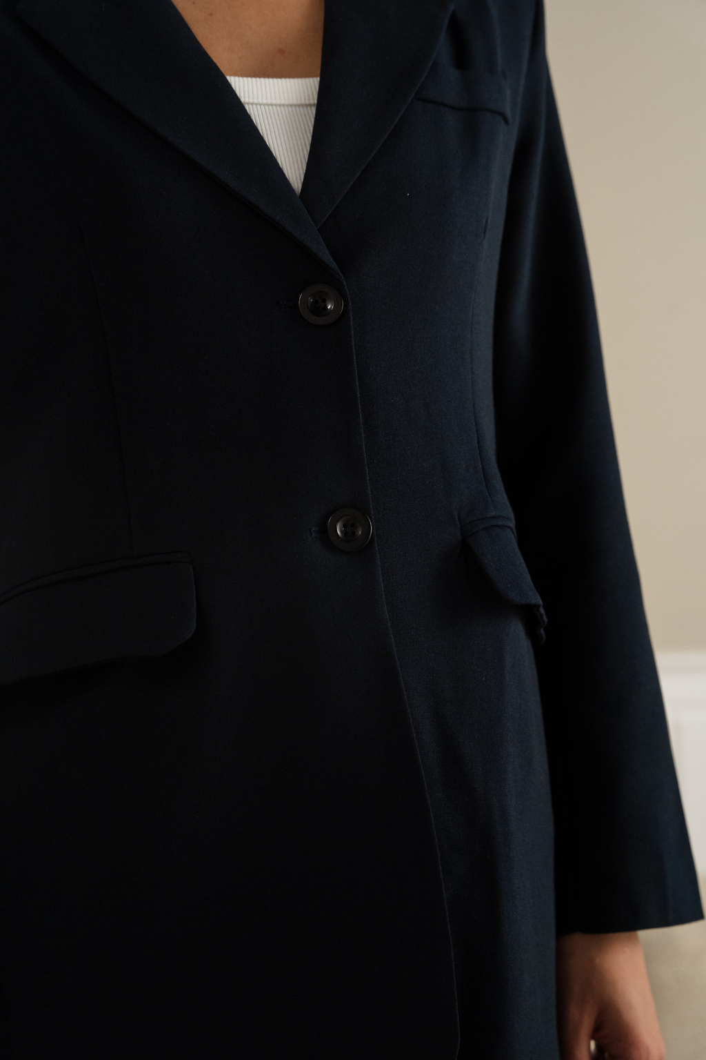 Claire Oversized Blazer - zwart