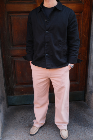 Rechte katoenen chino - Beige