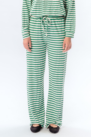 Gestript Pants - Groen