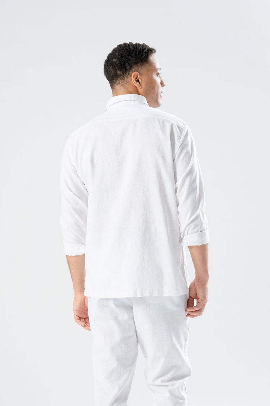 Chemise en lin - Blanc