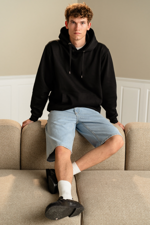 Denim Shorts Los - lichtblauw
