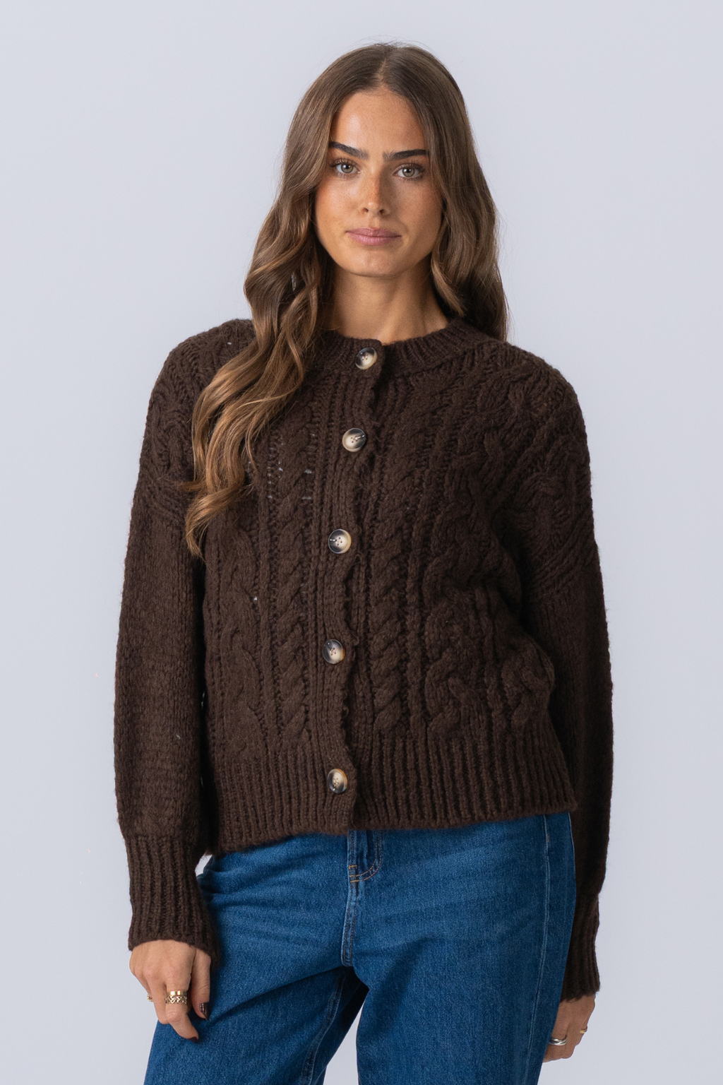 Botton breisel - Bruin