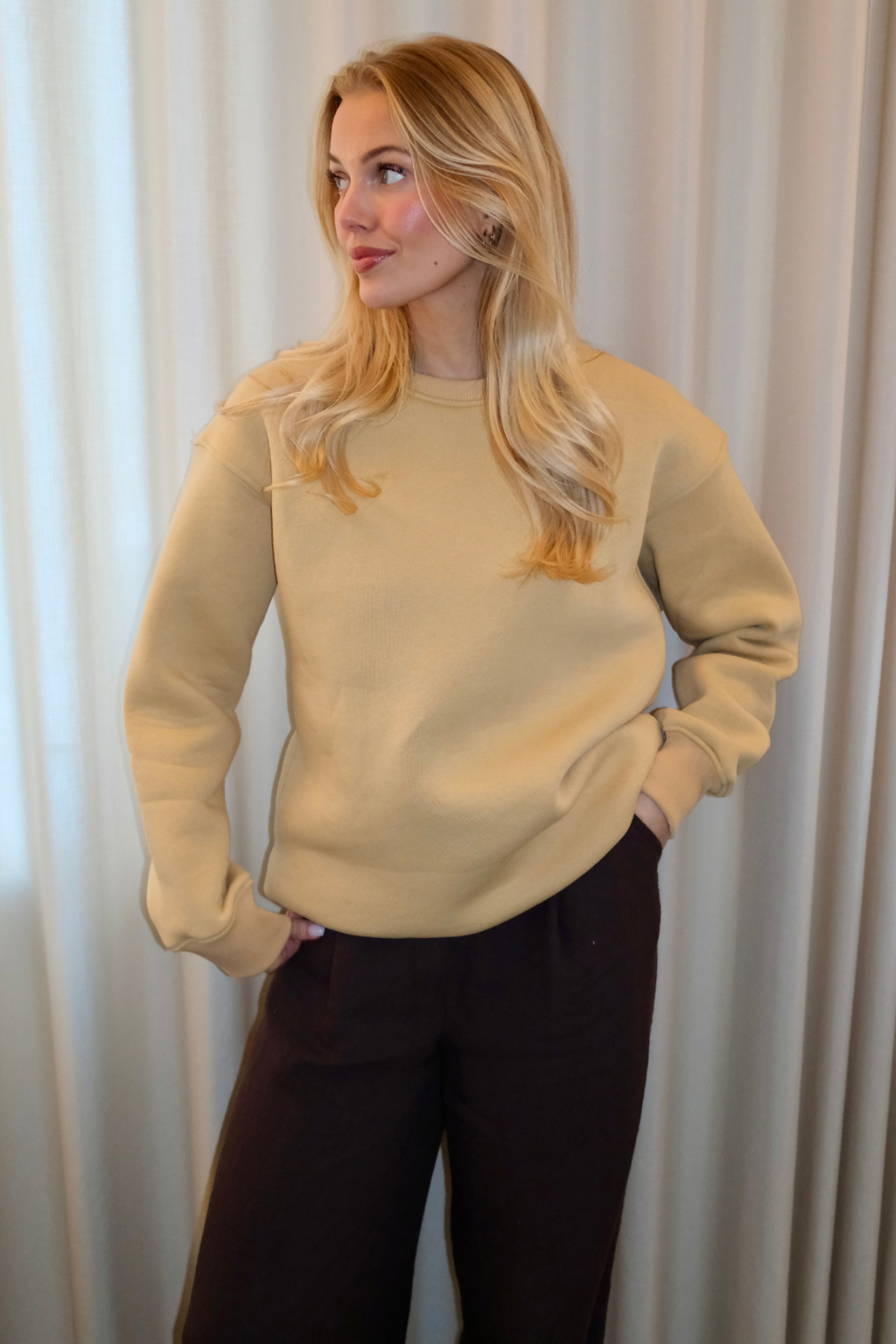 Sweat-shirt Alina - Sable