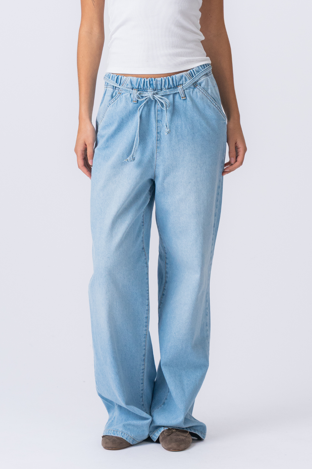 Nicole Baggy Jeans - Blauw