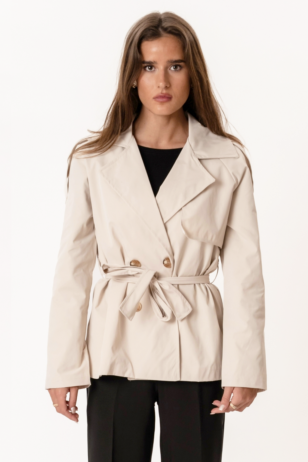 Trench Court Sia - Blanc Cassé