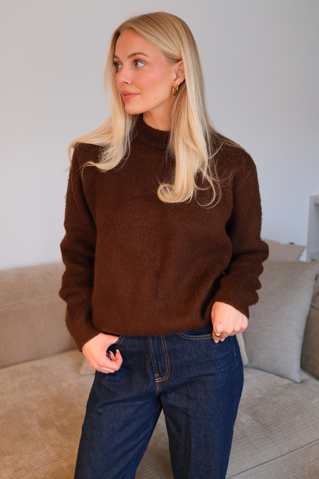 Hazel Knit - Brown