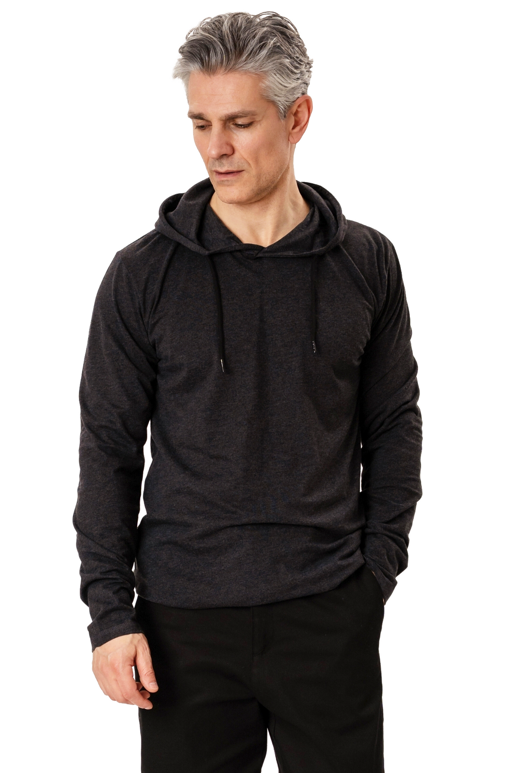 Licht Hoodie - donkergrijs
