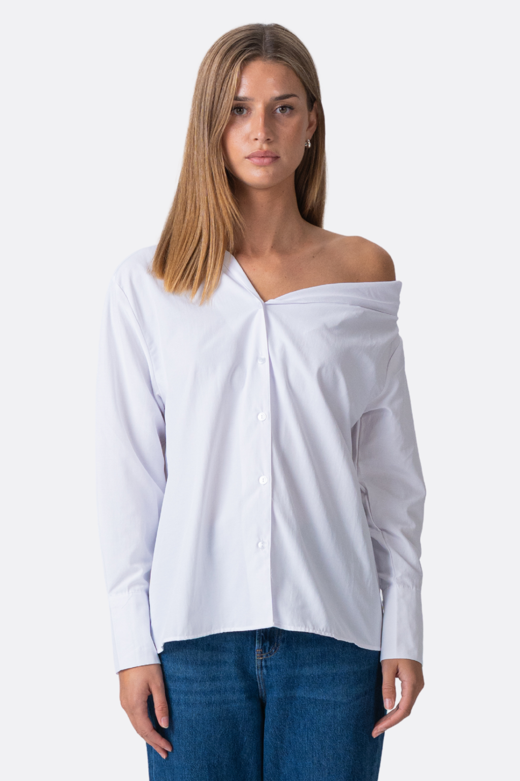 Serena Oversized Shirt - wit