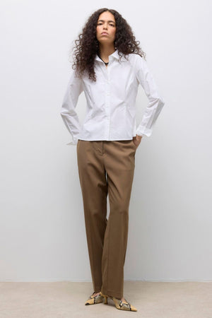 Ums v -neck shirt - helder wit