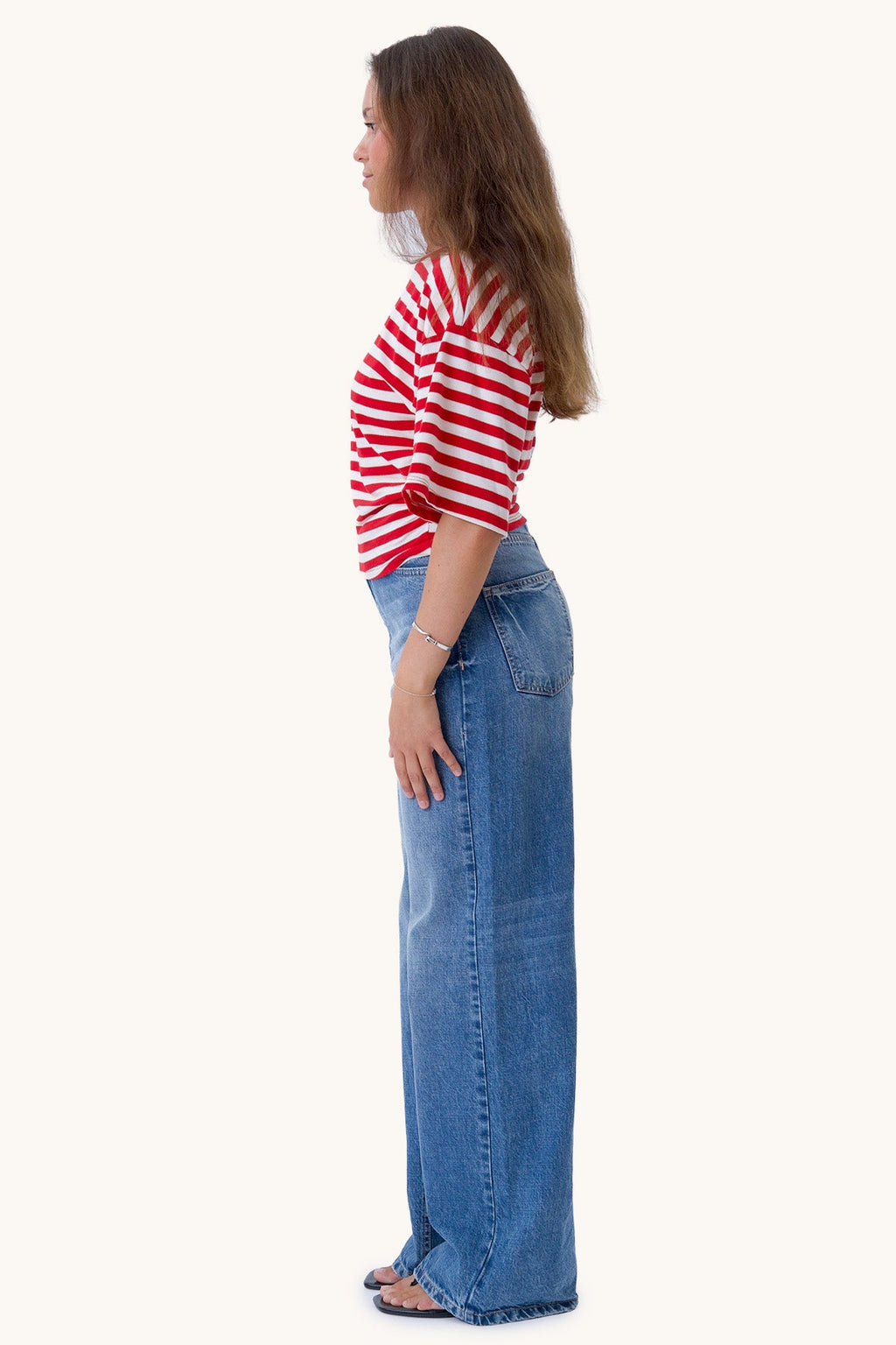 Pataya T-shirt - Red/White