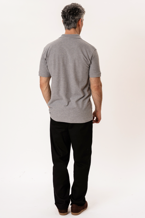 Basic Polo - Grijs