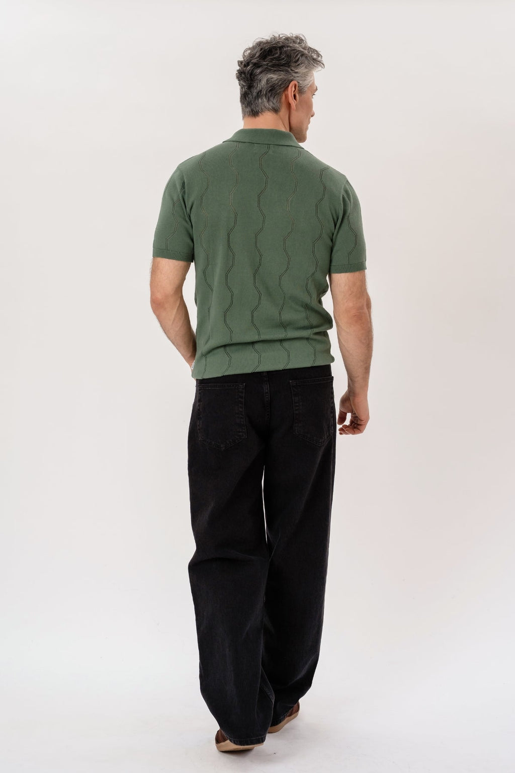 Duran Knit Polo - Green