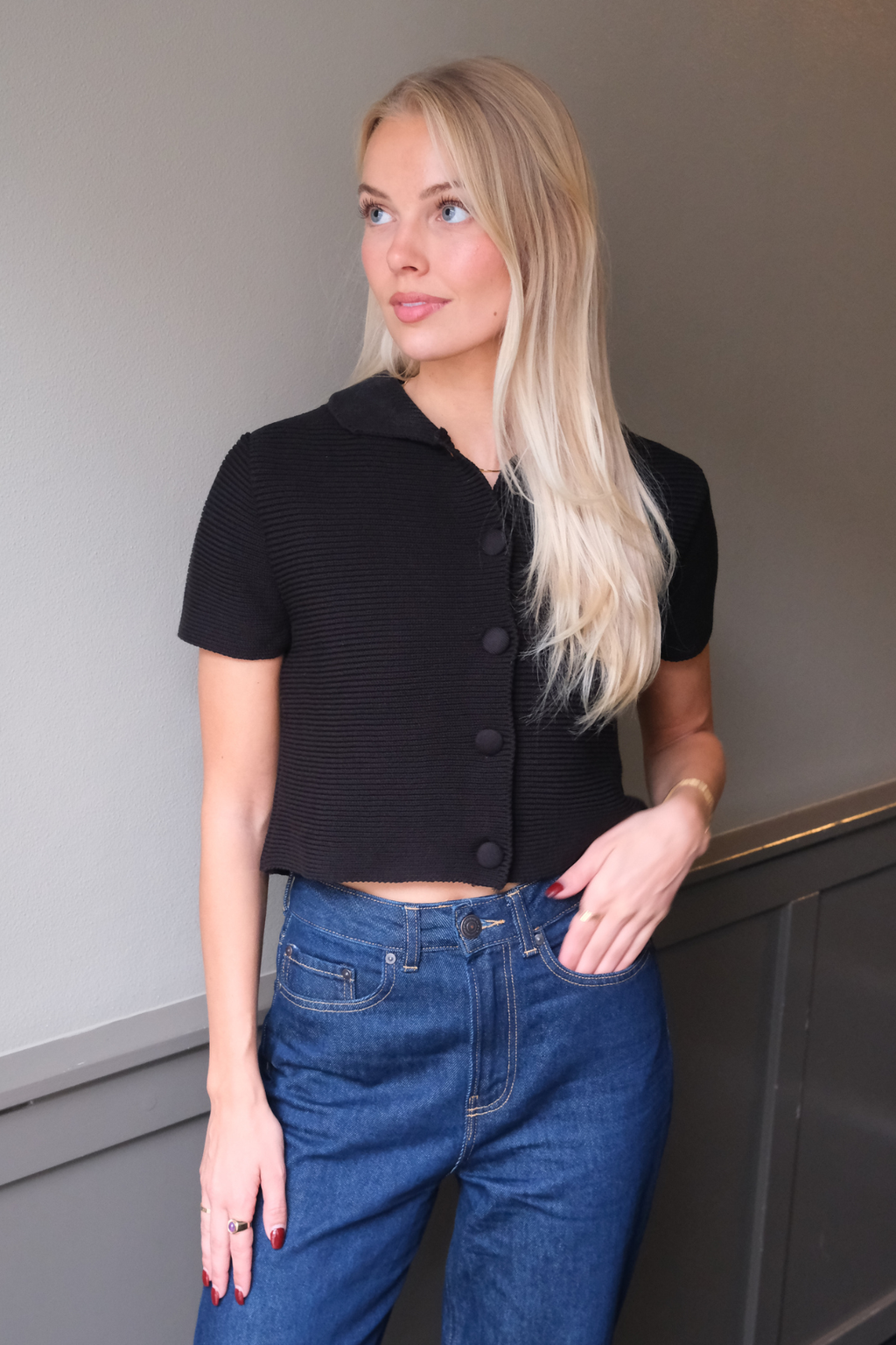 Grace -shirt - zwart